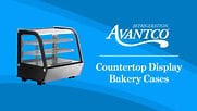 Avantco Countertop Bakery Display Cases Video | WebstaurantStore