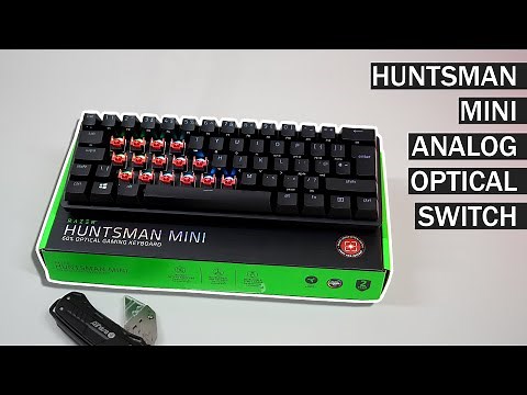 Unboxing Razer Huntsman Mini 60% Analog Optical Red Switches Gaming Keyboard - ASMR