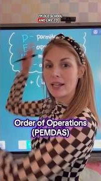Order of Operations using PEMDAS #maths #math #mathematics #pemdas #5thgrade #mathteacher #5thmaths