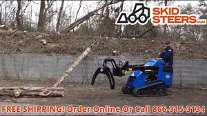 Mini Skid Steer Log Grapple Attachment - Skidsteers.com