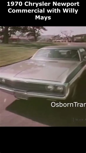 1970 Chrysler Newport Commercial with Willy Mays #chrysler #newport #commercial #werbung #advert