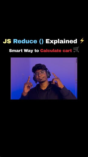 Kavin | Developer on Instagram: "Reduce() method in Javascript explained 🚀 . @codewithkavin . I’ll be sharing more React, JavaScript, and CSS content with clear explanations, handy tricks, and pro-level tips 🧠⚡ So you never struggle with messy projects again. . #reactdeveloper #reactjs #reacttips #frontenddeveloper #frontendtips #cleanarchitecture #cleancode #javascriptdeveloper #codingcommunity #devcontent #codingreels #codetips #uidevelopment #creativecoding #webdevtips #developerlife #react