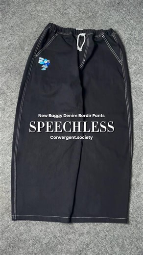 Celana Baggy Denim Bordir Terbaru dari Convergent