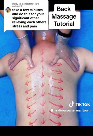 Replying to @nicholetate146 Back massage tutorial. #massage #massagetherapy #massagetutorial #back#backmassage #bodymassage #backmassagetutorial #backworkout#bodywork#spamassage #healingmassage #massagetiktok #tiktokusa #fyp #foryou