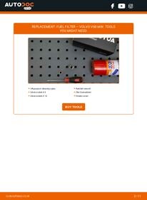 How to change fuel filter on Volvo V50 MW – replacement guide