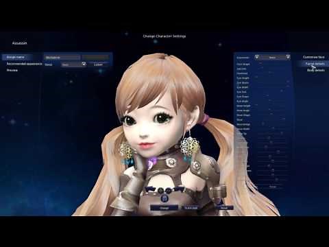 Aion 5.0 "Korean Style" Female character creation! [Asmodian]