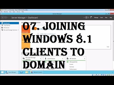 Microsoft Windows server 2012 R2 (70-410): 07 Joining Windows 8.1 Clients to Domain