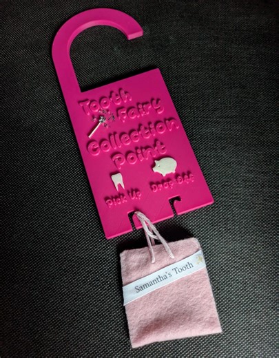 Tooth Fairy Door Hanger: Kids' Reward Station, Lost Tooth Gift - Etsy