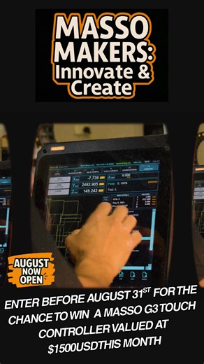 We’re halfway through August, and the MASSO Makers entries are...