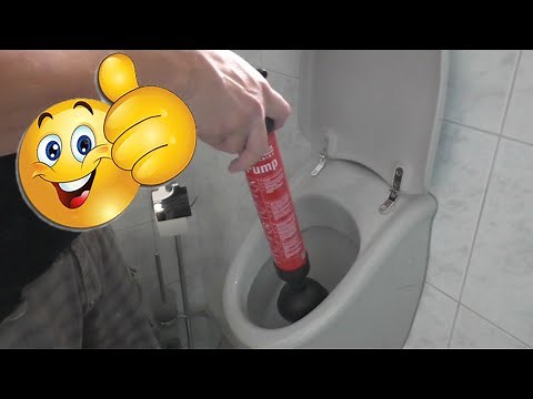 Toilet / urinal / wash basin drain clogged? - that's how it's done! 🛠