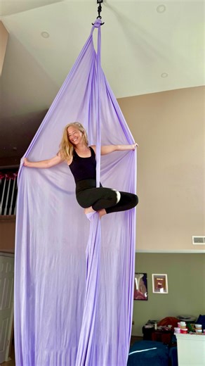 The way he landed on his HEAD though..😮 Circus time at The McFive Circus house. Aerial silks drop #themcfivecircus #aerialsilks #circus | The McFive Circus