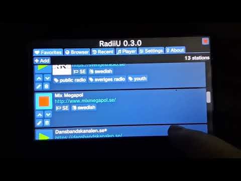 RadiiU 0.3.0 homebrew app on Wii U