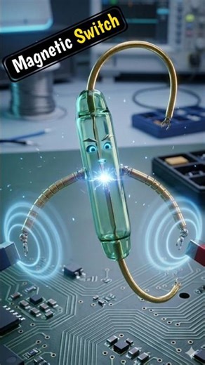 Magnet Se ON & Heat Se Protection 🔥 | Reed Switch + Heat Sink Explained (Hindi) #shorts