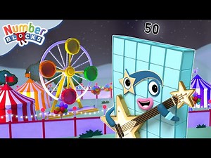 Half Term Holidays Funny Math! | Learn to Count | @Numberblocks - Videos For Kids