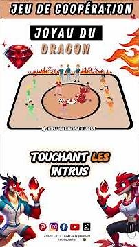 Rules of the game of DRAGON JEWEL - cooperative sports game for children