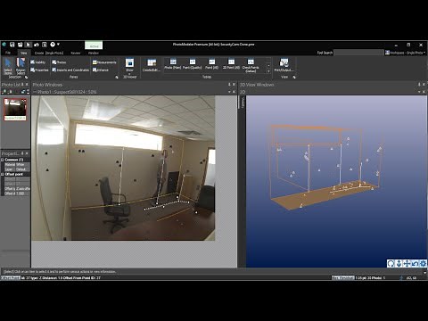 Collect suspect height measurements from a single security camera with high lens distortion