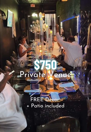 Affordable Private Event Venue with Full Decor Packages