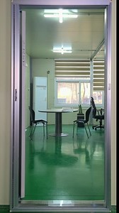 Custom Cut to Size,[ Grey, W xH (inch)], Aluminum Retractable Front Screen Door net,Fiberglass mesh with alumium, Mosquito Screens I Bug Net for Doors (W 40 x H 83(inch), Normal)