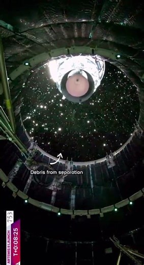 Artemis II Heads to the Moon 🌕 | First Crewed Mission in 50 Years #nasa #cosmos #earthfromspace