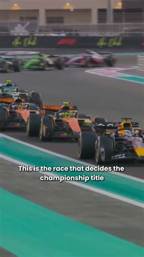 🔥 TITLE DECIDER START! Verstappen Holds Off Norris in Abu Dhabi Grand Prix