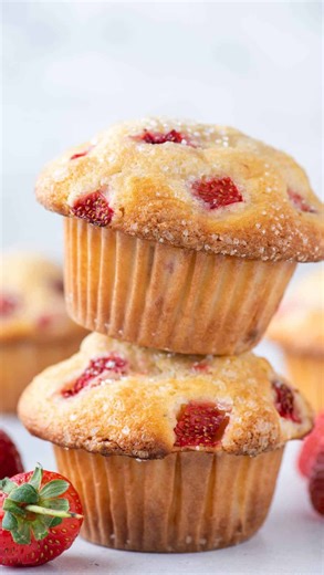 It’s almost Valentine’s Day, which means I’m posting all things pink and red! 🩷❤️ These strawberry muffins use fresh strawberries to create a delicious, sweet muffin that will make you come back for seconds… or thirds 😉 Comment “muffin” and I’ll send you my recipe! https://thefirstyearblog.com/strawberry-muffins/ #strawberrymuffin #strawberrymuffins #muffinlady #valentinesday #feb14 | The First Year