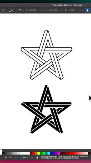 Fun Geometry Trick for Inkscape #logo #logodesign