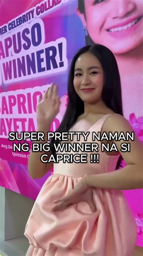 CONGRATULATIONS CAPRICE BEING THE GMA BIG WINNER! #trendingshorts #youtubeshorts #shorts #fyp
