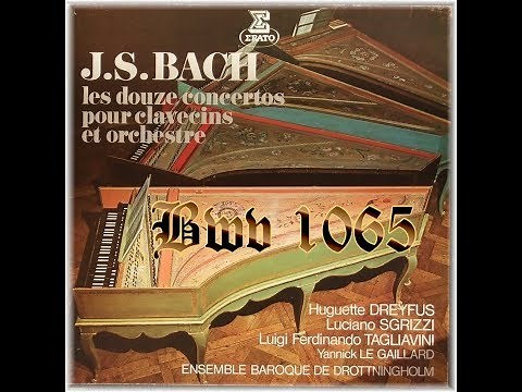 J-S BACH BWV 1065 Concerto pour 4 clavecins DROTTNINGHOLM