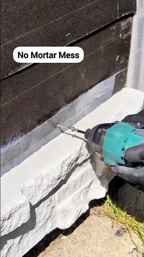 Install Adorn Stone with Screws no Mortar Needed