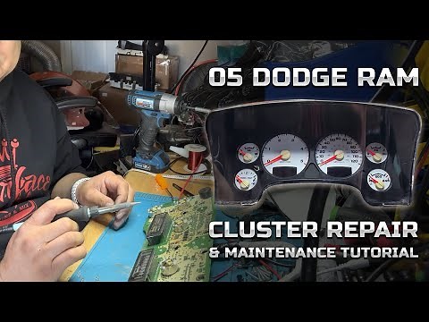 05 Dodge Ram Cluster Repair & Maintenance Tutorial!