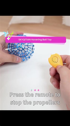 SKYQITIAN 2026 Upgrade-Magic Floating Ball, Fingertip Spinning Top, Rotating Flying Ball, Hovering Ball Drone UFO SmartSensing Flying Ball Toy with LED Colorful Lights ManualControl Flying Ball Neon Multifunction Brushless Dual Motor #toys #coolgadgets #hightechgadgets #kidsplay #4in1selfiestickwithfilllighttripod #kidsplaycenter #fidgetspinnerlighter #interactivedogtoy #lightbulbs #siliconefidgets