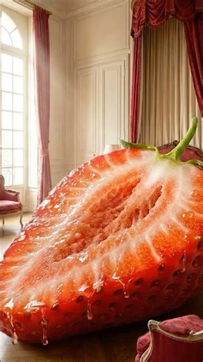 ASMR - This Fruit Looks Unreal… You’ll Watch Twice 🍍🍉🍓#asmr #shorts #bed #viral