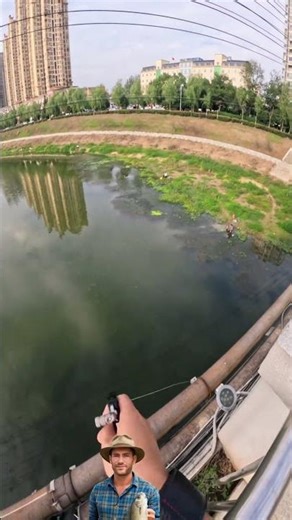 The harpoon shot out in a perfect arc. #fishing #bassfishing