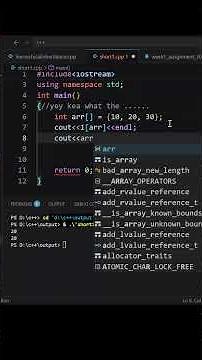 C++ Secret: Why does 1[arr] actually work? 🤯 #Shorts #programming #c++ #contextvariables #coding