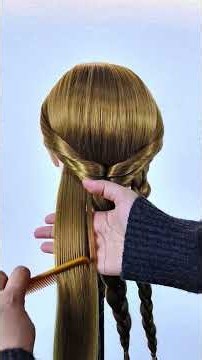 Elegant Low Bun Updo Tutorial #hairstyle #updo #bunhairstyle #foryou #shorts #fyp