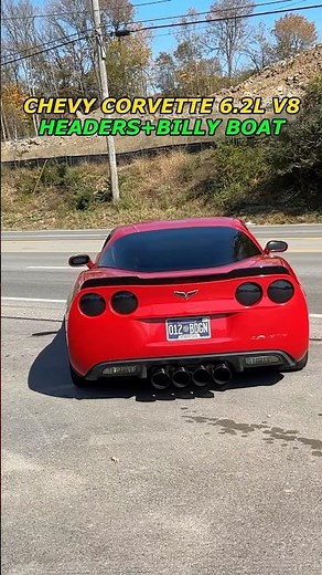 2008 Chevy Corvette 6.2L V8 Exhaust Sound w/ Headers & Billy Boat Mufflers!