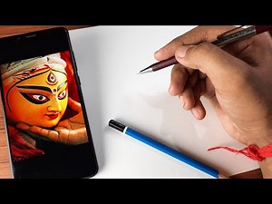 How to draw Durga Maa , Step by step | Loomis Method