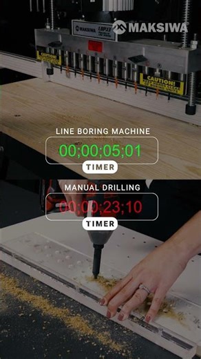Work 85% faster with the Line Boring Machine. Back in stock!