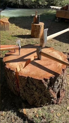 Men Are Smart ⚙️ Split Firewood Faster Than a Machine! 🔥💪 | Wranglerstar