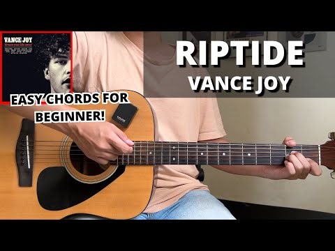 Riptide - Vance Joy (Guitar Tutorial) No Capo! Easy Chords For Beginner!