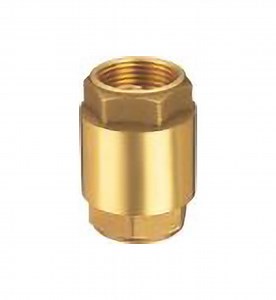 [Hot Item] OEM Brass Water Vertical Spring Loaded Ball Lift Check Valve