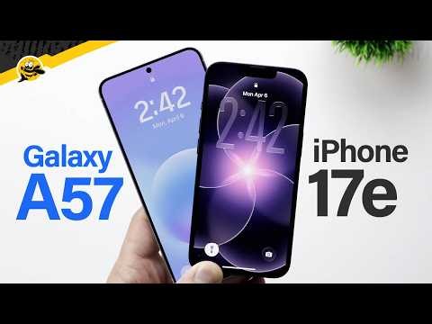 Galaxy A57 vs iPhone 17e - DON'T BE FOOLED!