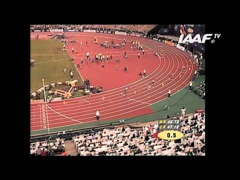 Uncut - 400m Hurdles Men Final Edmonton 2001