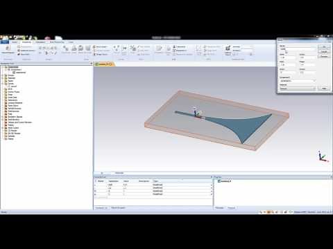 CST Tutorial: Complete Vivaldi antenna design in CST part1