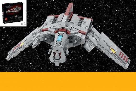 LEGO MOC-216403 75404 Nu-class Shuttle Alternate Build (Star Wars 2025)