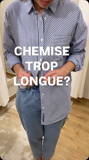 1.1K views · 4.7K reactions | Votre chemise est trop longue? Pourquoi ne pas essayer cette technique? 殺 #outfitshirt #tutochemise #leshowroommimizan | LE Showroom | Facebook