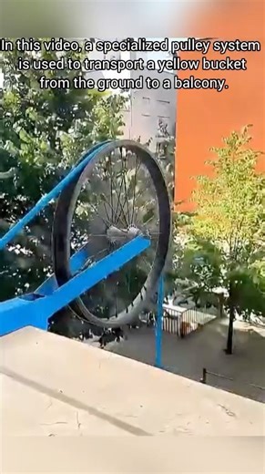 High-Altitude DIY Pulley System