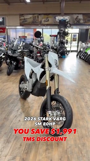 80 HP ELECTRIC SUPERMOTO! 😳🔥 STARK VARG SM 🇨🇦🏍️