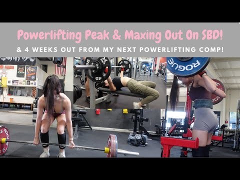 Testing 1 Rep Maxes || How To Peak For A Powerlifting Competition!