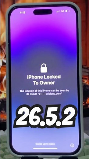 Forgot Apple ID? iPhone Locked to Owner on iOS 26.5.2 😳 #shorts